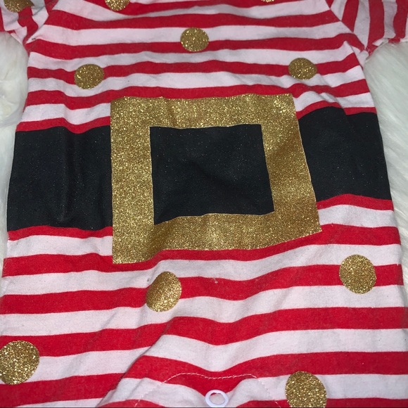 Mudpie bodysuit - 3-6 months - Santa suit - Picture 4 of 5
